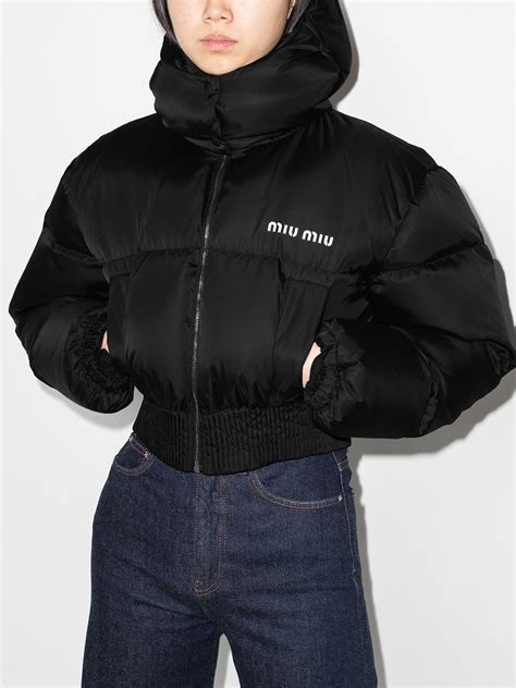 miu miu puffer jackets|Luxury Women's Coats and Jackets .